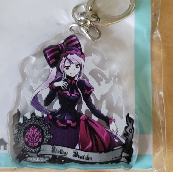 3 Overlord Keychain Ainz Ooal Gown Albedo Shalltear Bloodfallen - Picture 6 of 7